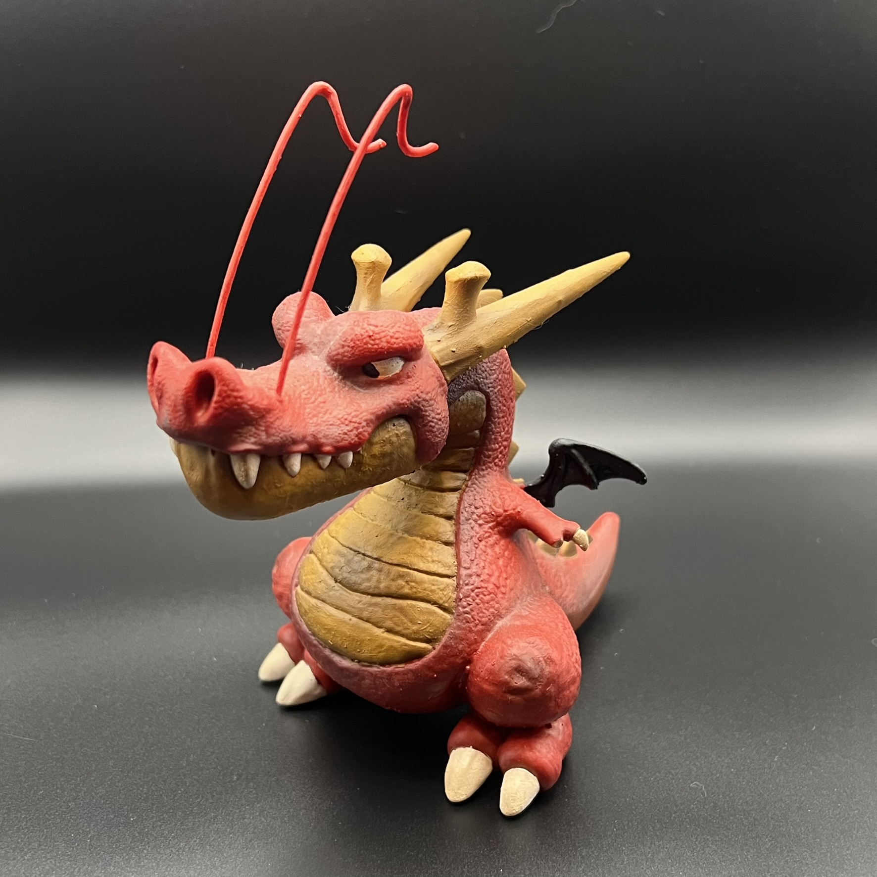 Dragonnet rouge Dofus figurine résine peinte à la main